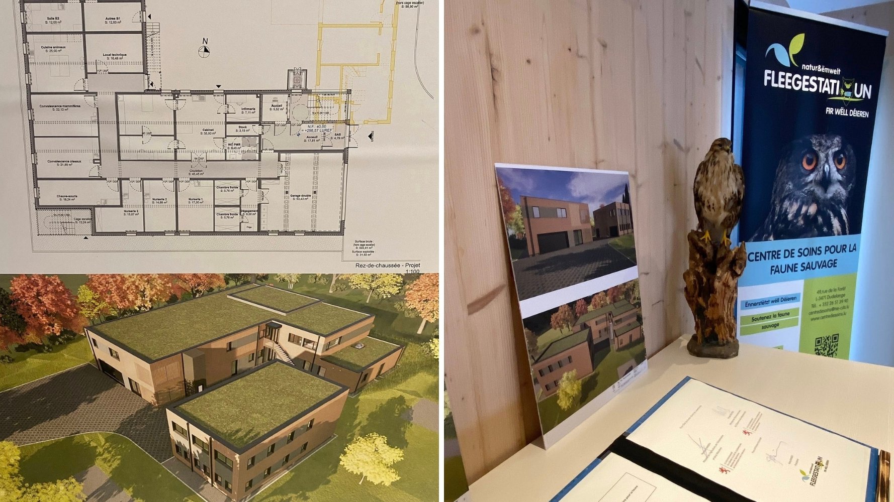 Modernisation du centre de soins pour la faune sauvage à Dudelange