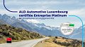 ALD Automotive Luxembourg certifié platinum