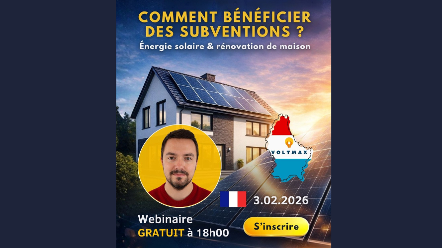 Nouvelles subventions pour le solaire, la rénovation de l'habitat au Luxembourg