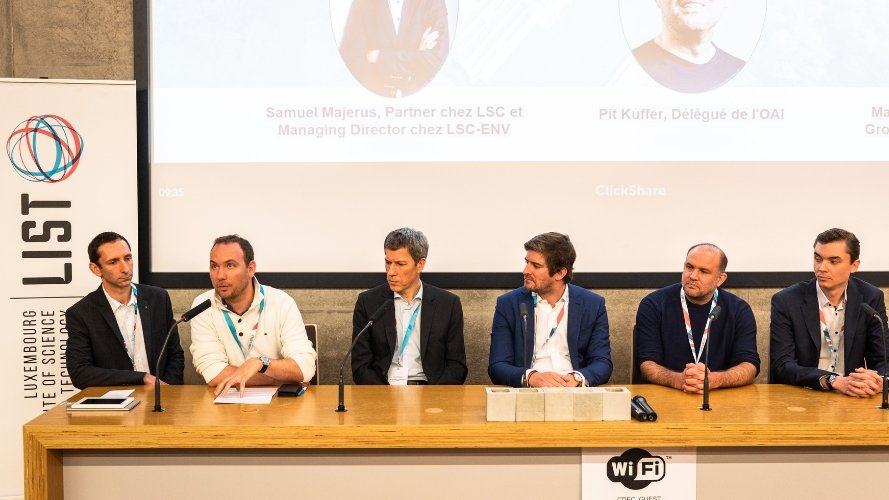 De gauche à droite : Sylvain Kubicki , Julien Bertucci , Paul Schosseler, Max Didier, Pit Kuffer et Samuel Majerus