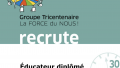 Éducateur diplômé (m/f/ng) / Tricentenaire a.s.b.l.