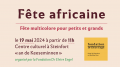 FÊTE AFRICAINE à l'occasion des 20 ans de la Fondation Dr Elvire Engel