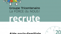 Aide socio-familiale (m/f/ng) / Tricentenaire a.s.b.l.