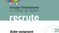 Aide-soignant (m/f/ng) / Le Tricentenaire a.s.b.l.